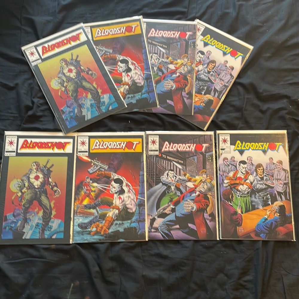 Valiant Comics lot Bloodshot #1 - #4